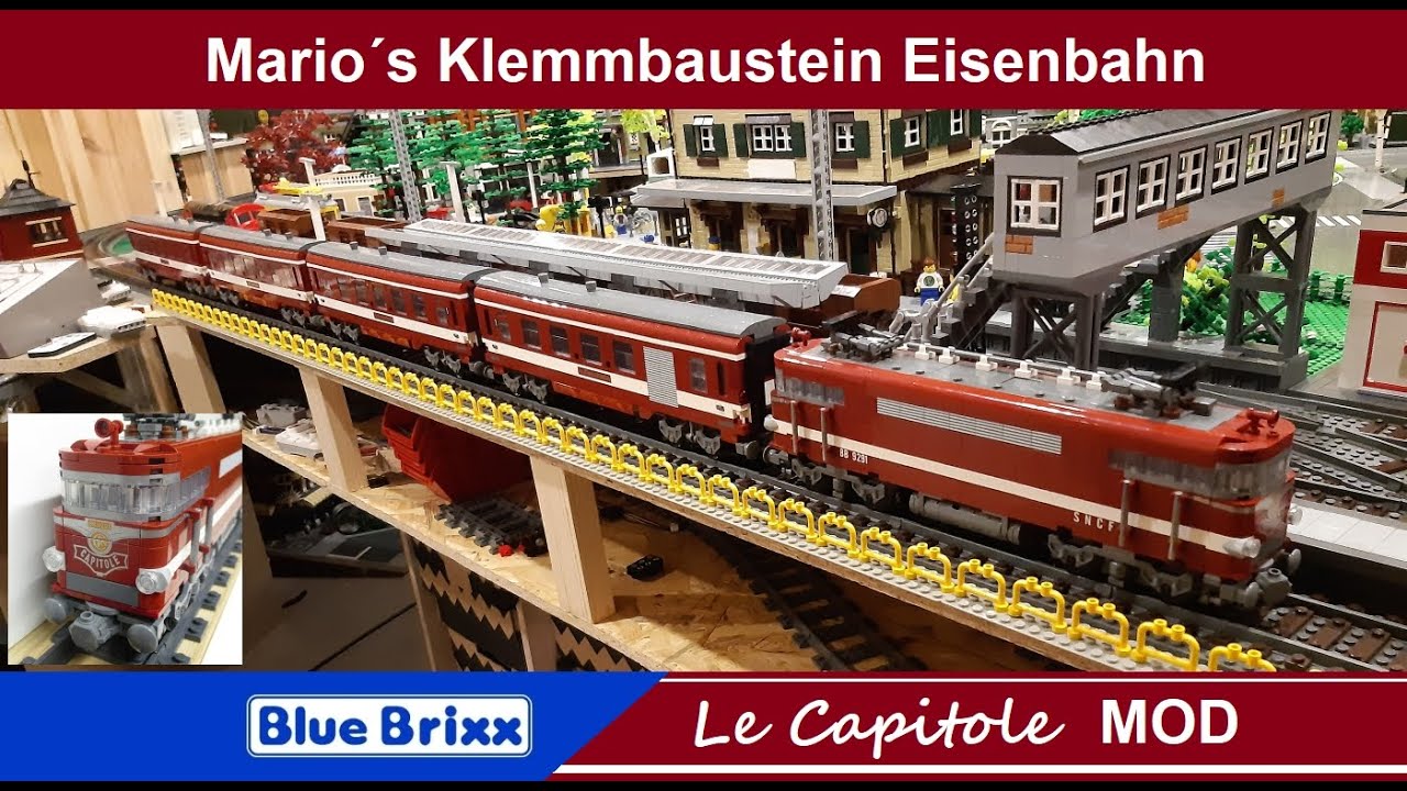 Der fertig umgebaute Bluebrixx Le Capitole !!! / Mario´s Klemmbaustein Eisenbahn