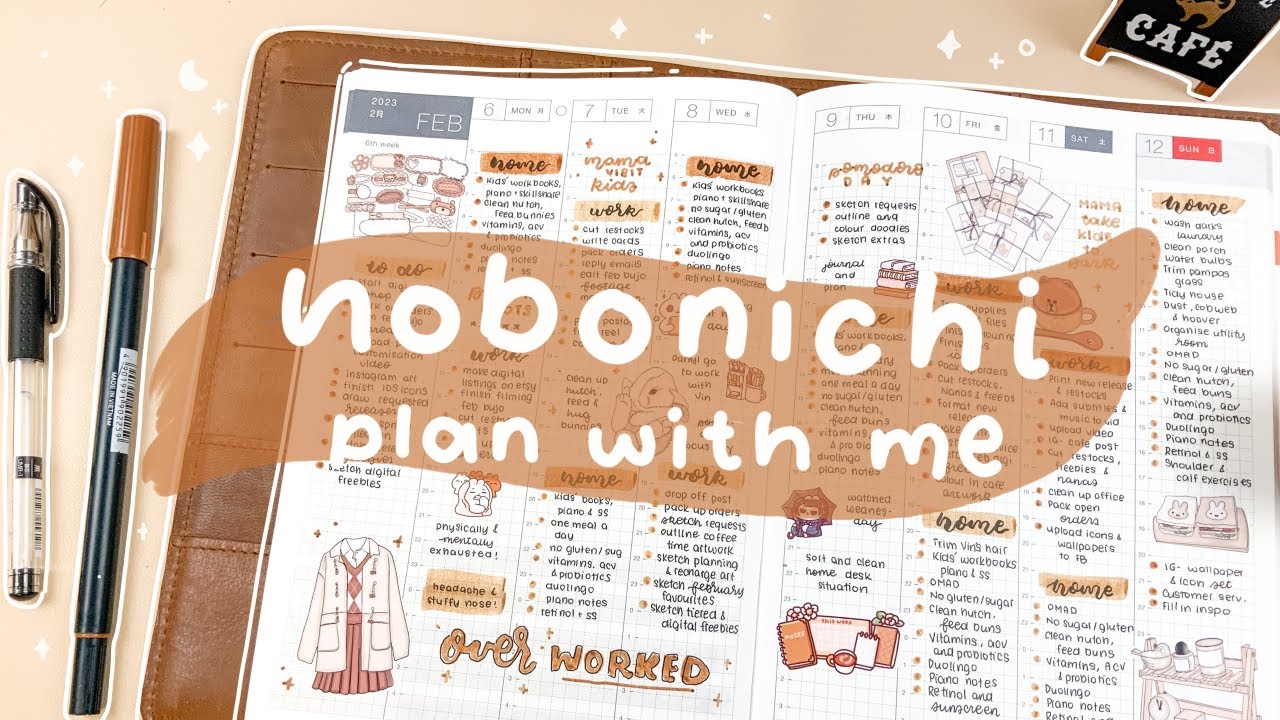 Plan With Me ✶ February Hobonichi Cousin Weekly Spread