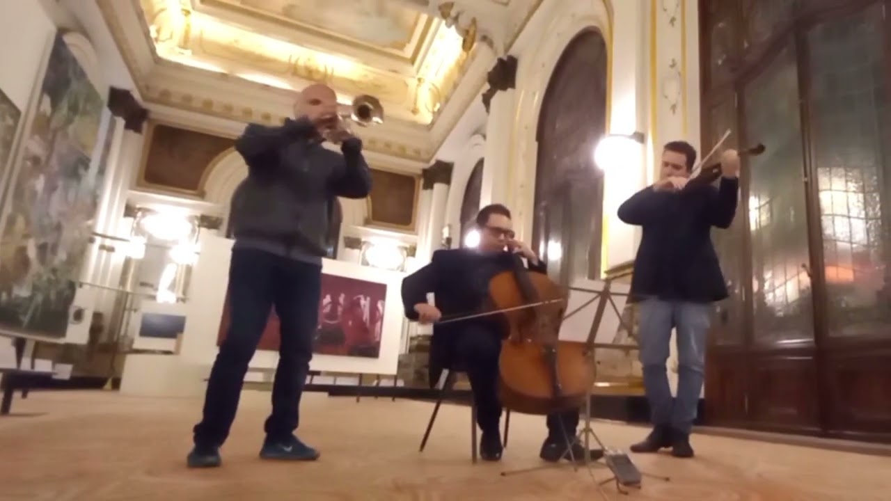 Trompete, Violino e Violoncelo - Cristo, meu Mestre... Fernando Lopez, Roberto Faria e Mauro Brucoli