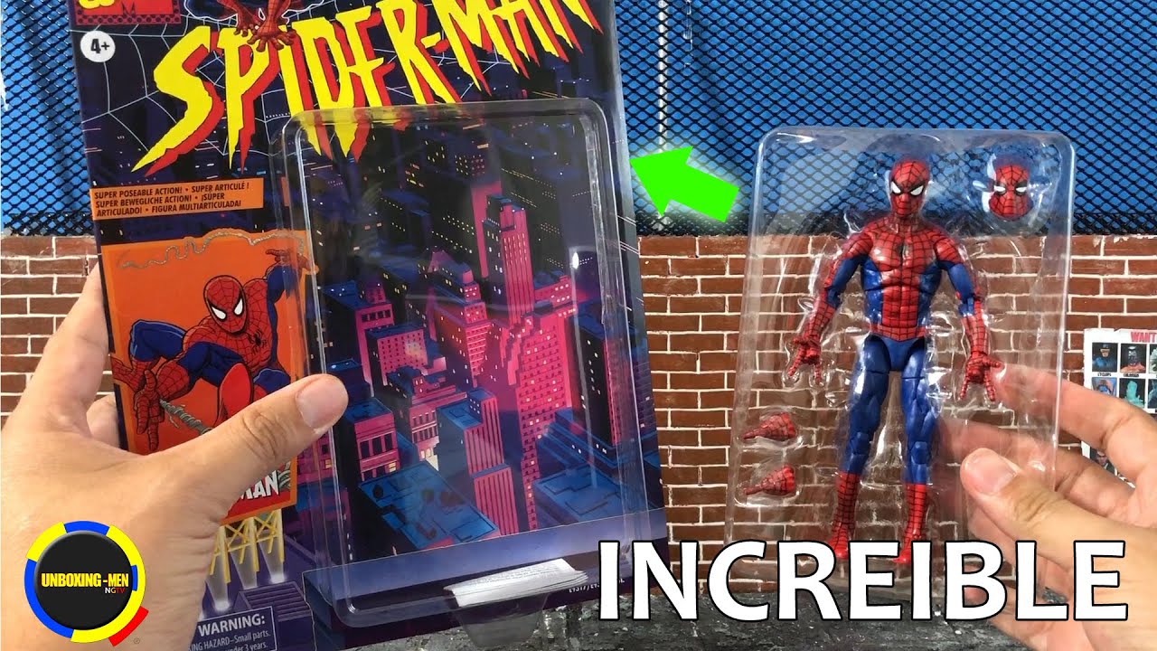 Como sacar las figuras de acción sin dañar el empaque | SPIDER-MAN RETRO WAVE | @hasbroOfficial