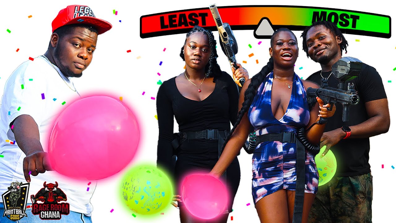 Pop The Least Attractive Girls Balloon Paintball Edition!