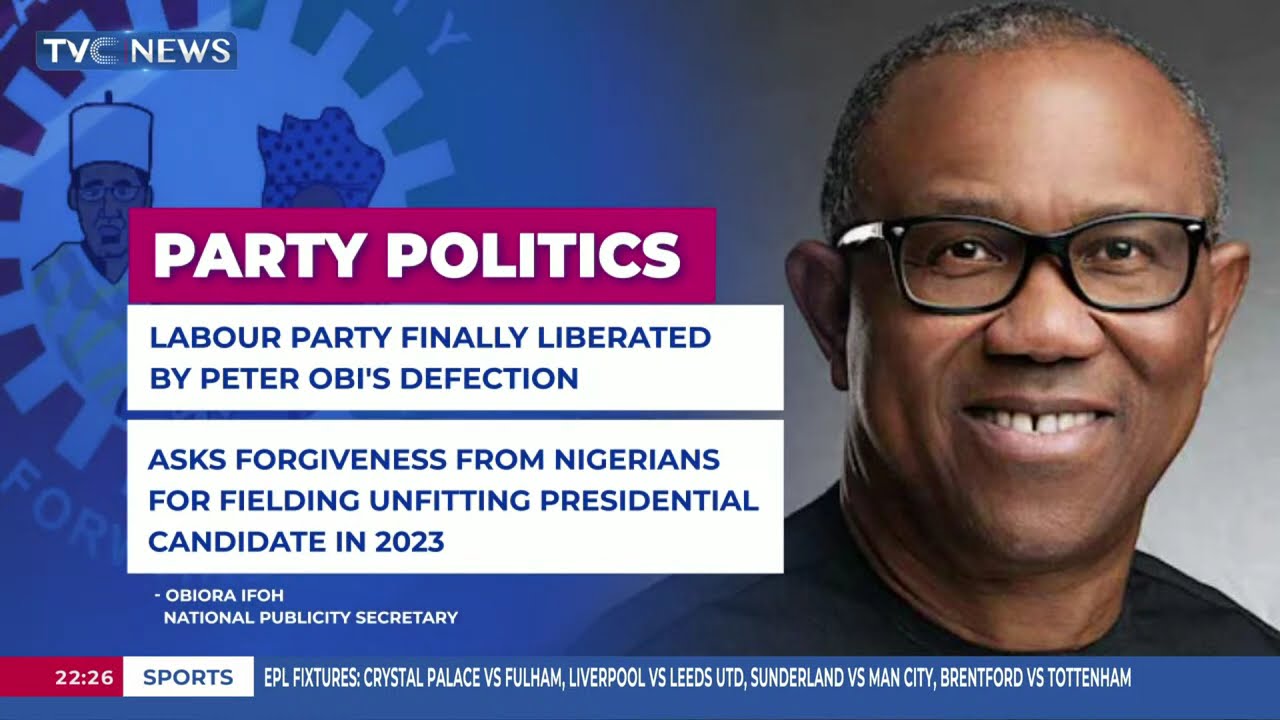 Labour Party Finally  Liberated By Peter Obi's Defection - Obiora Ifod Nat'l Public Secretary ADC