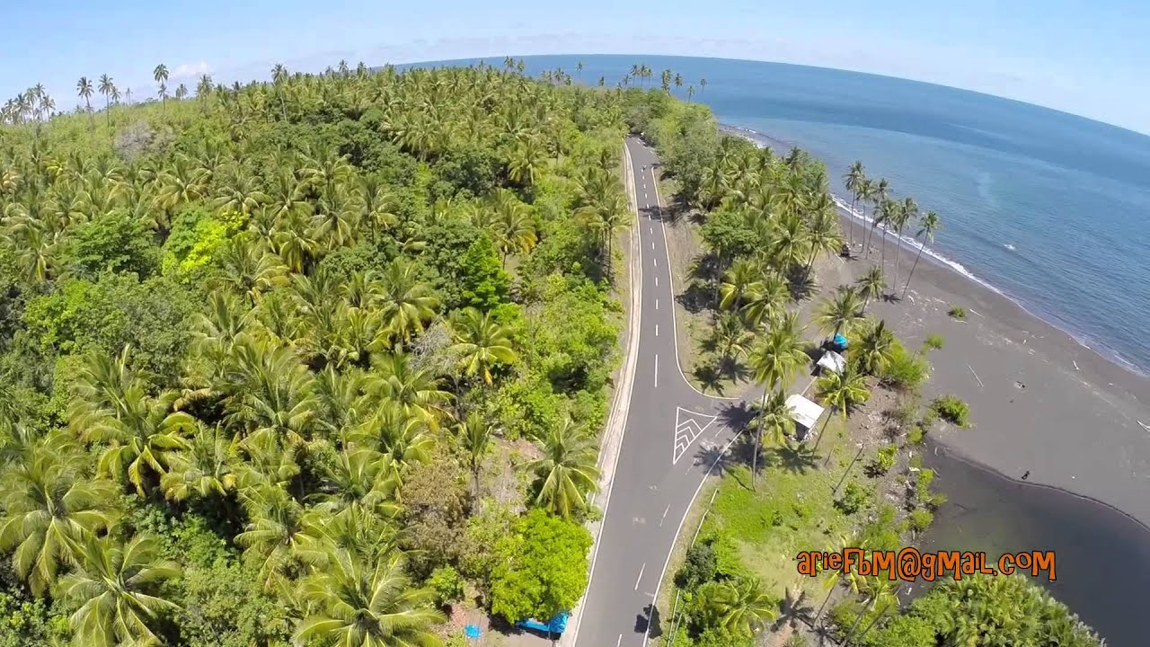 Aerial Video - Ternate Island, Indonesia