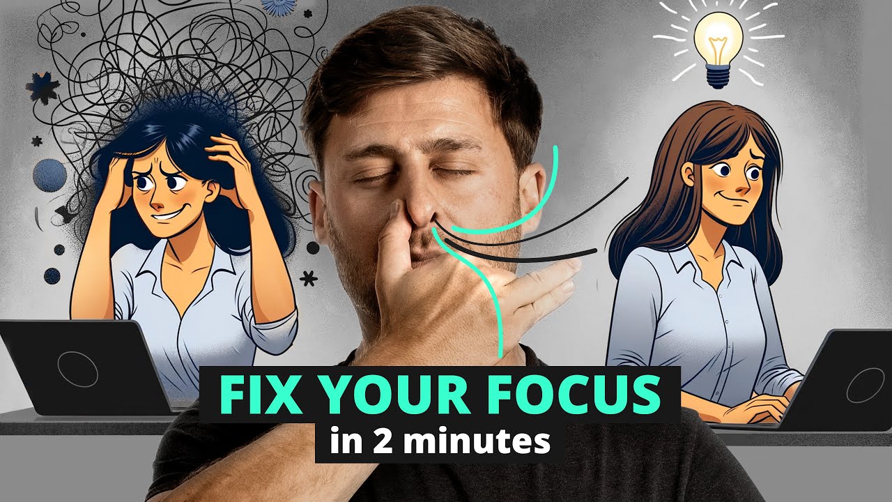 Am&eacute;liorez votre concentration en 2 minutes gr&acirc;ce &agrave; une technique de respiration puissante