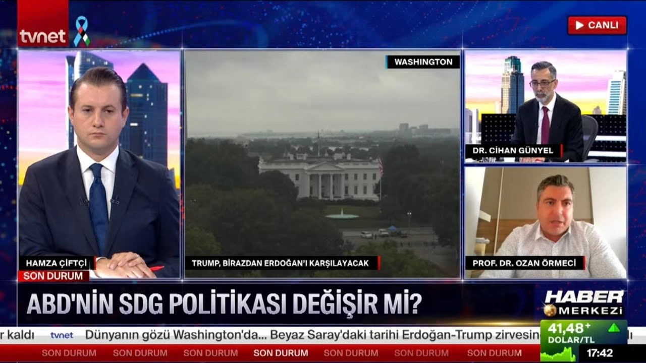 Prof. Dr. Ozan Örmeci, Erdoğan-Trump görüşmesini Tvnet'te yorumladı (25.09.2025)