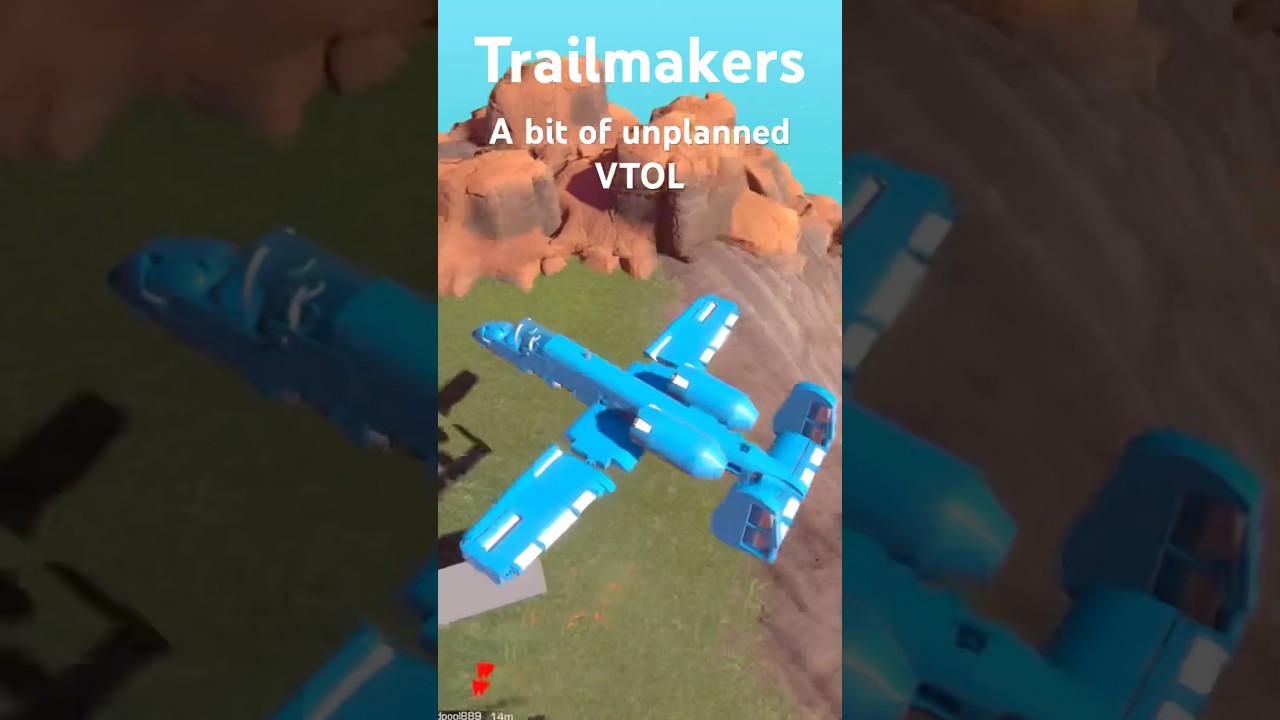 Trailmakers - dont mind the reticles&hellip;#trailmakers #jet #plane #ww2 #a10 #petebask #tutorial