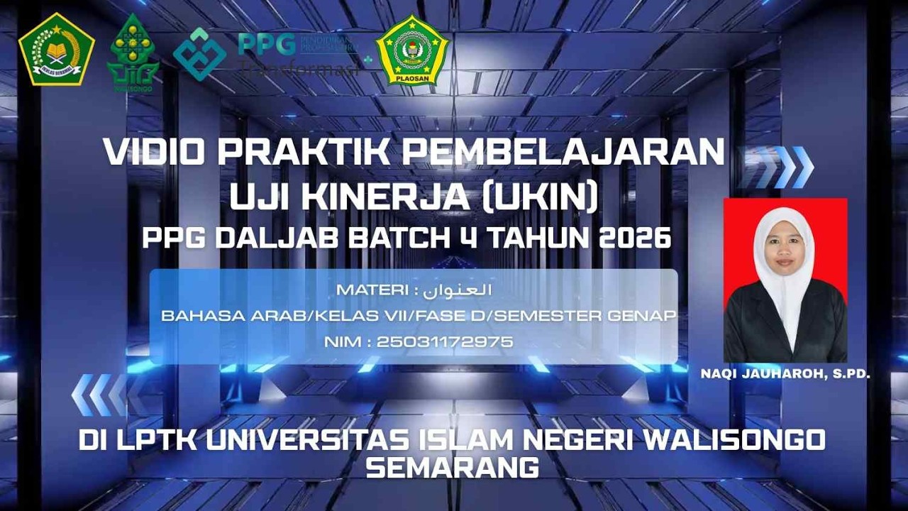 VIDIO UKIN NAQI JAUHAROH I PPG DALJAB I BATCH 4 TAHUN 2025