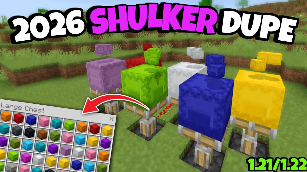 2026 Shulker Duplication Glitch in MINECRAFT 1.22 Bedrock/Realms/PS5/Nintendo - Still Working-