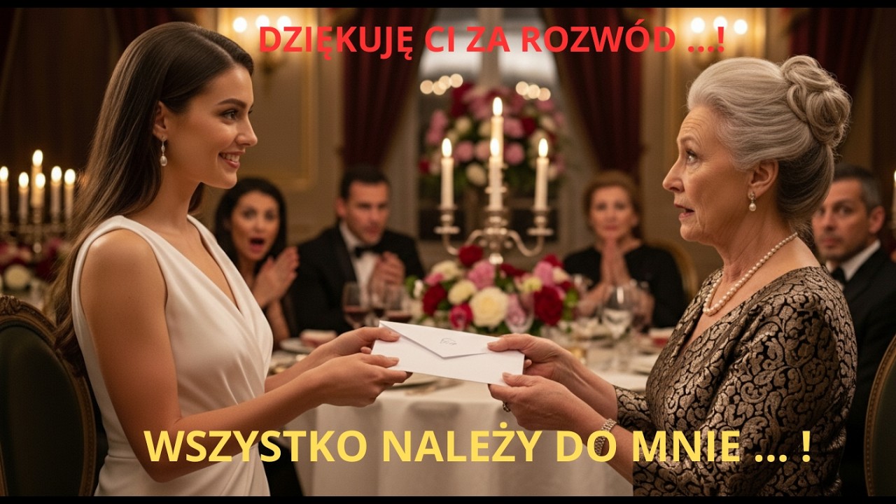 Podpisz i odejdź &ndash; powiedziała teściowa. 5 minut p&oacute;źniej sala zamilkła !