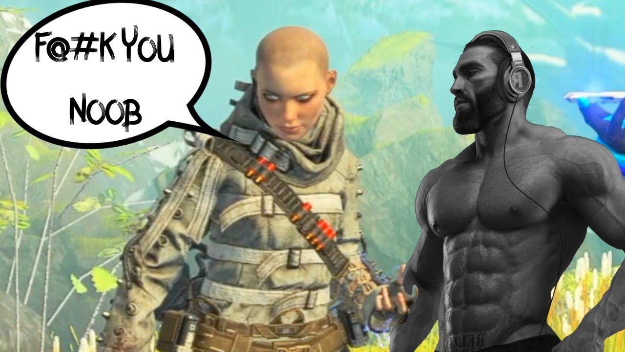 Как справиться с токсичным товарищем по команде, таким как ГИГАЧАД! (Apex Legends)