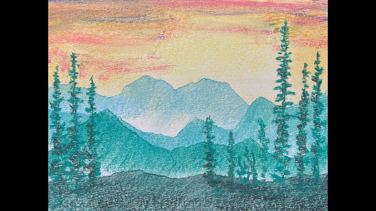Aerial perspective Pastels