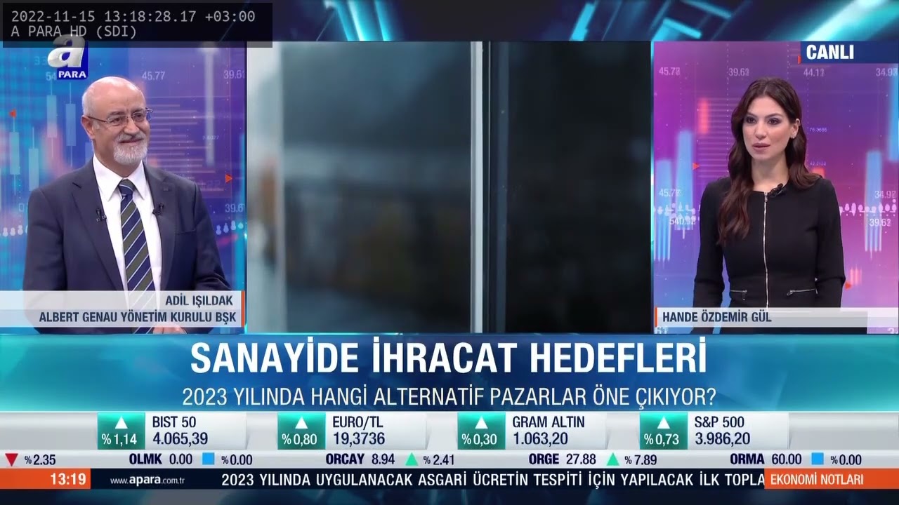 A Para - Ekonomi Notları'nın Konuğu Adil Işıldak | 2023 Yılı ve Cam Balkon Sektörü