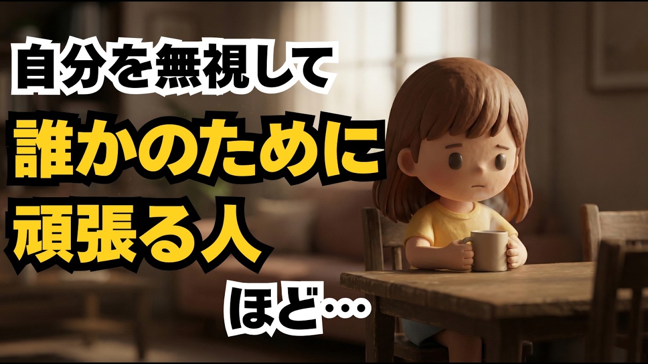 「自分を後回しにしてきた人」が、静かに失っていること