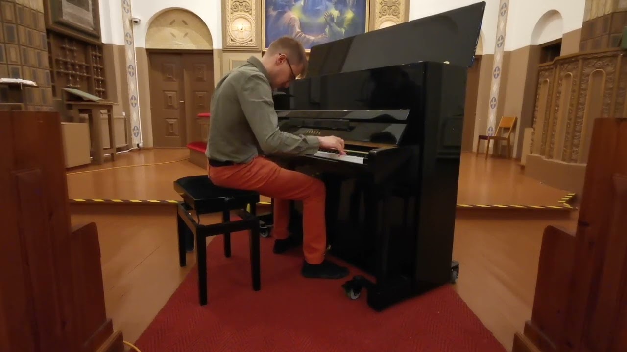 Bye Bye Blackbird   Live Jazz Piano In Church