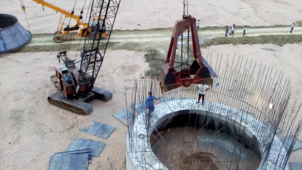 Construction of new bridge on Phalgu River, Gaya