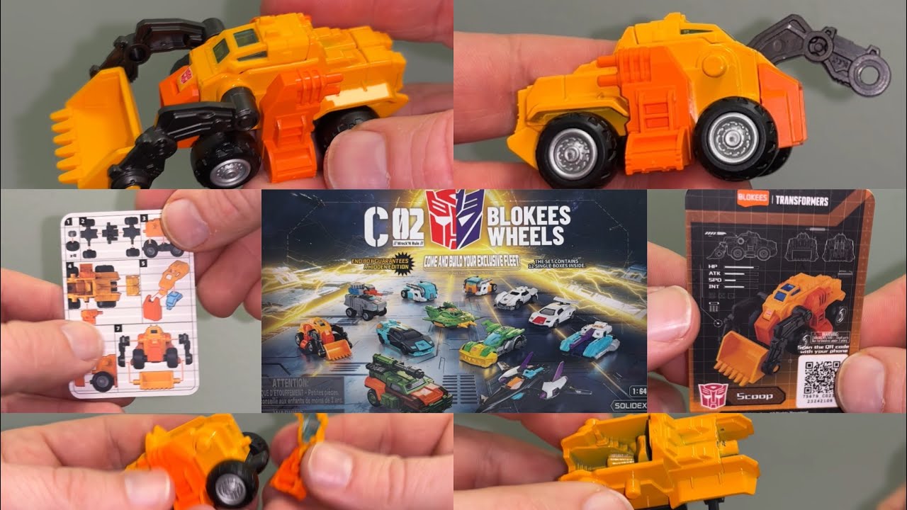 Обзор Transformers IDW Scoop. Сборка и инструкция по сборке набора Blokees Wheels CO2 Wreck n Rule.