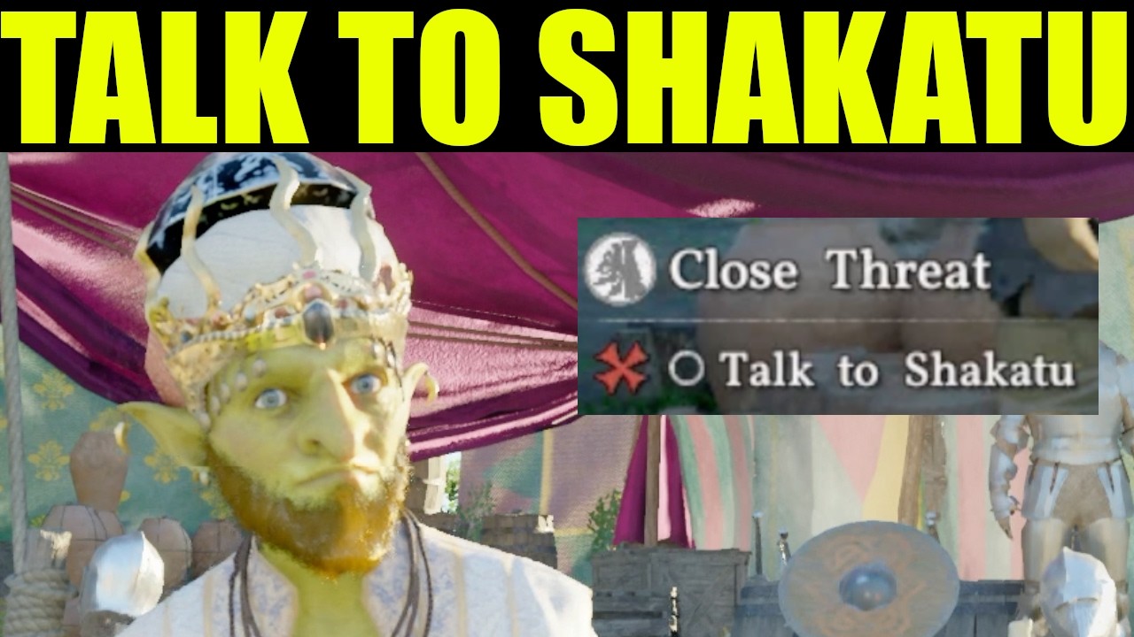 Crimson desert - how to Talk to Shakatu (all correct answers) | close threat quest guide walkthrough