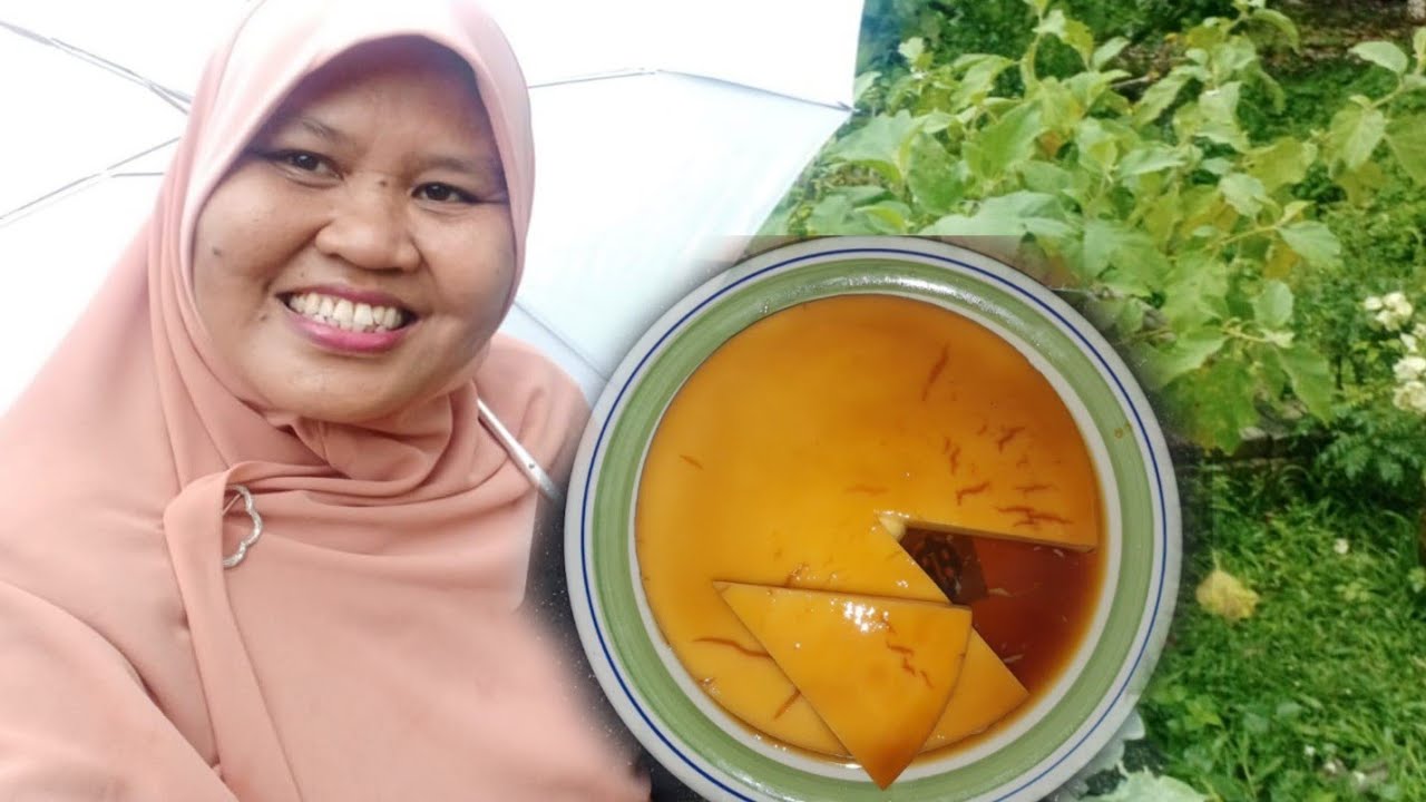 cara buat puding karemel mudah by kak nur @tip tanpa guna telur