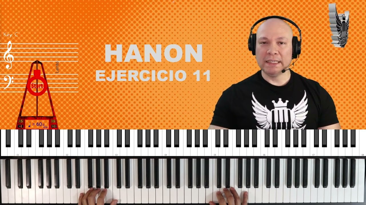 Hanon Piano Ejercicio  11 adgome