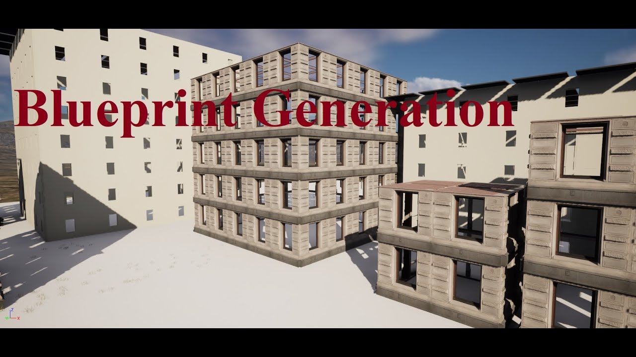 Unreal Engine 5.1.1 Blueprint Generation (House)