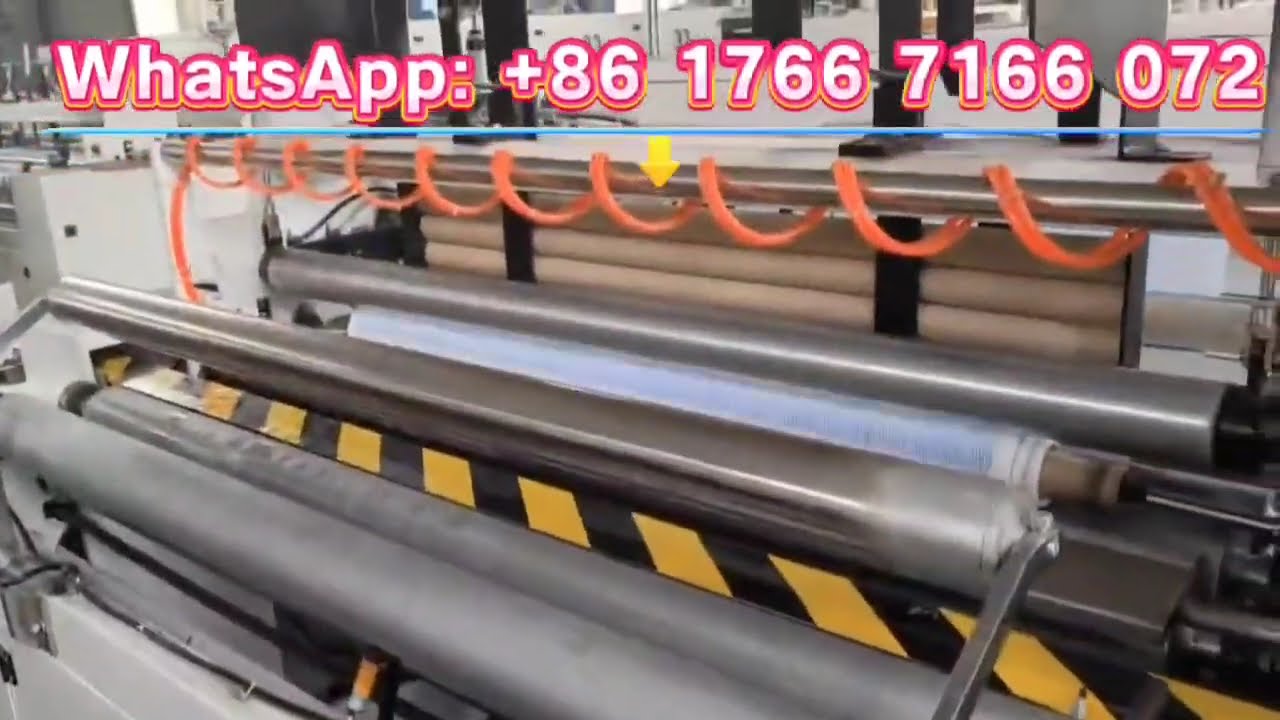 Turkey latest neck strips tissue paper roll making and cutting printing machine