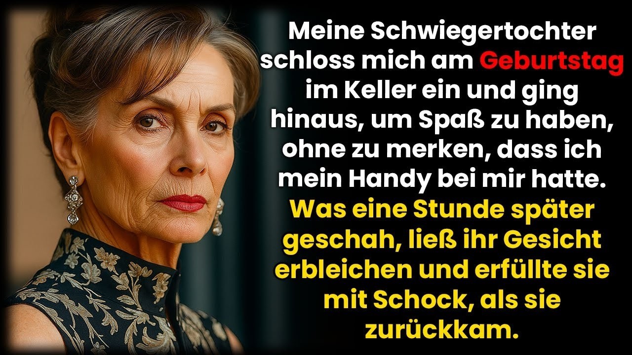 Meine Schwiegertochter sperrte mich an meinem Geburtstag in den Keller – doch ich rächte mich…