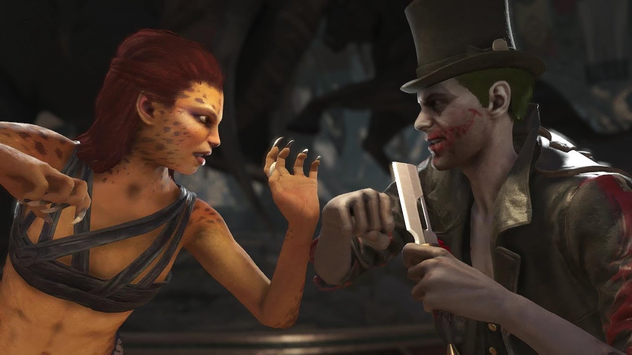 Injustice 2 : Cheetah Vs Joker - All Intro/Outros, Clash Dialogues, Super Moves
