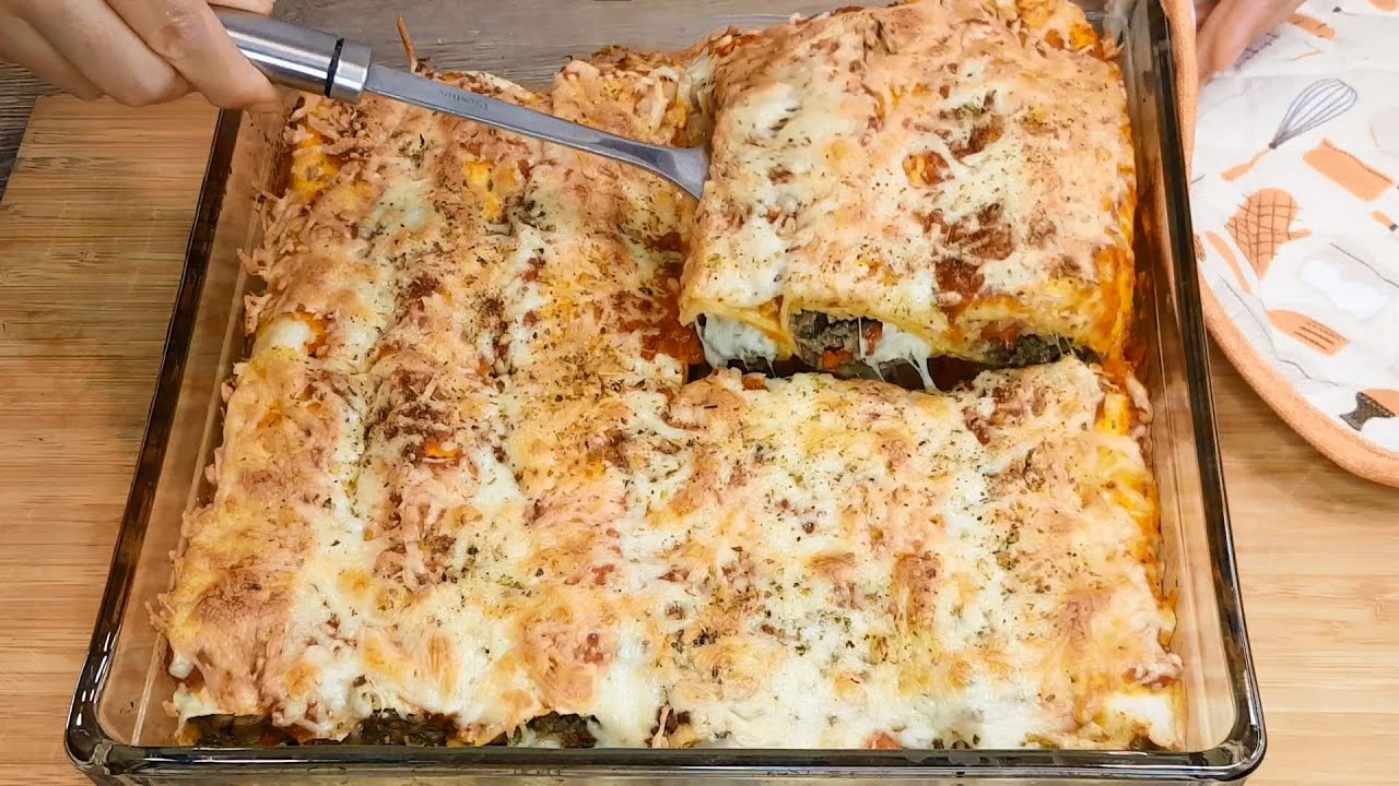 Baked Tortilla Beef and Cheese Wrap