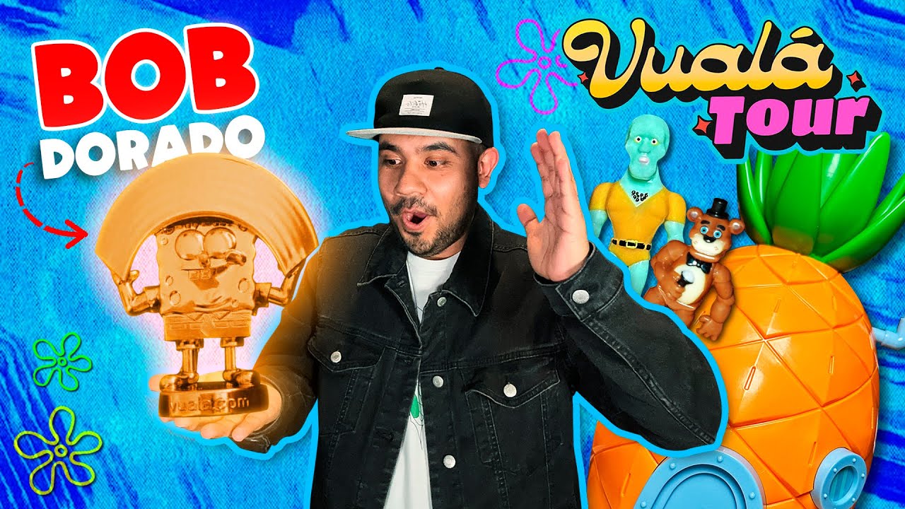Así vivimos el VUALÁ TOUR! Bob Dorado, Calamardo guapo y Five Nights At Freddy's en un solo lugar 🤯