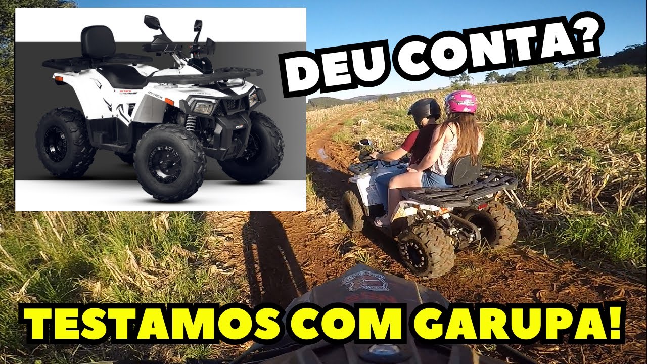 TRILHA DE QUADRICICLO MXF ATTACK 200cc 2023