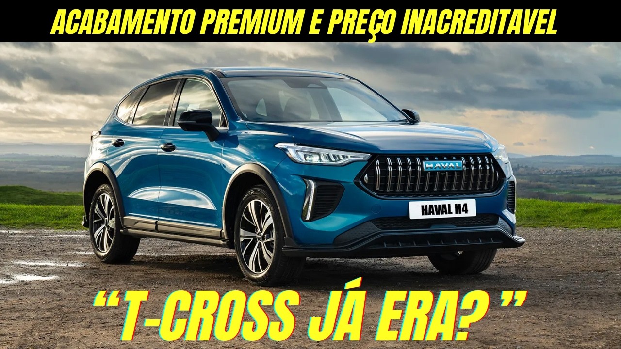 O NOVO PREDADOR CHEGOU: Haval H4 vai DESTRUIR T-Cross, Creta e Corolla Cross em 2026!