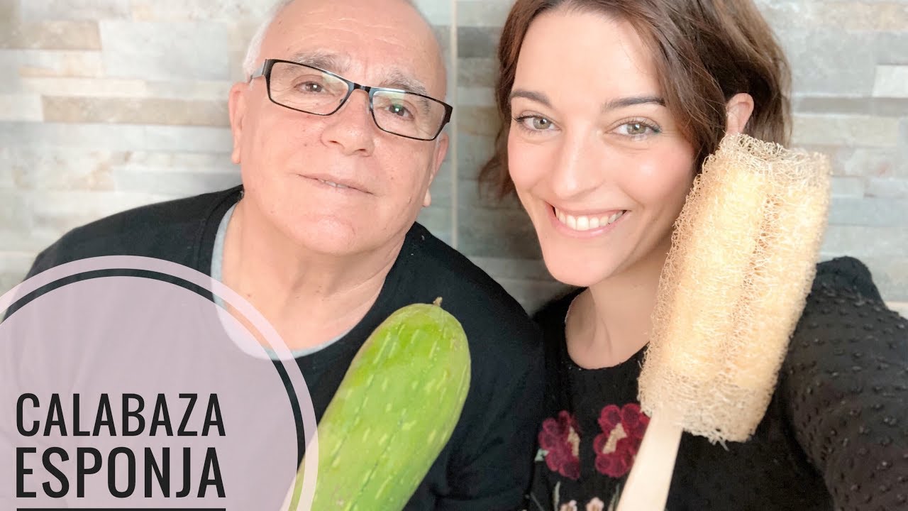 Luffa una calabaza que se convierte en esponja o estropajo