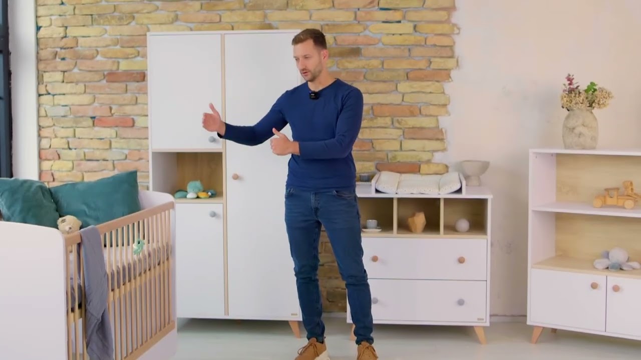 COLETTE Fehér - Faktum baba bútorcsalád - átalakítható 140x70-es babaágy