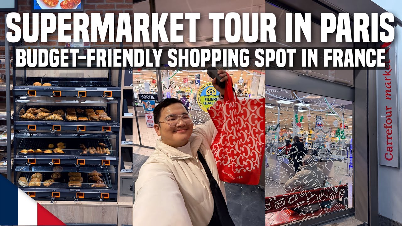 SUPERMARKET TOUR in PARIS, FRANCE 🇫🇷 (Carrefour Market) | Ivan de Guzman