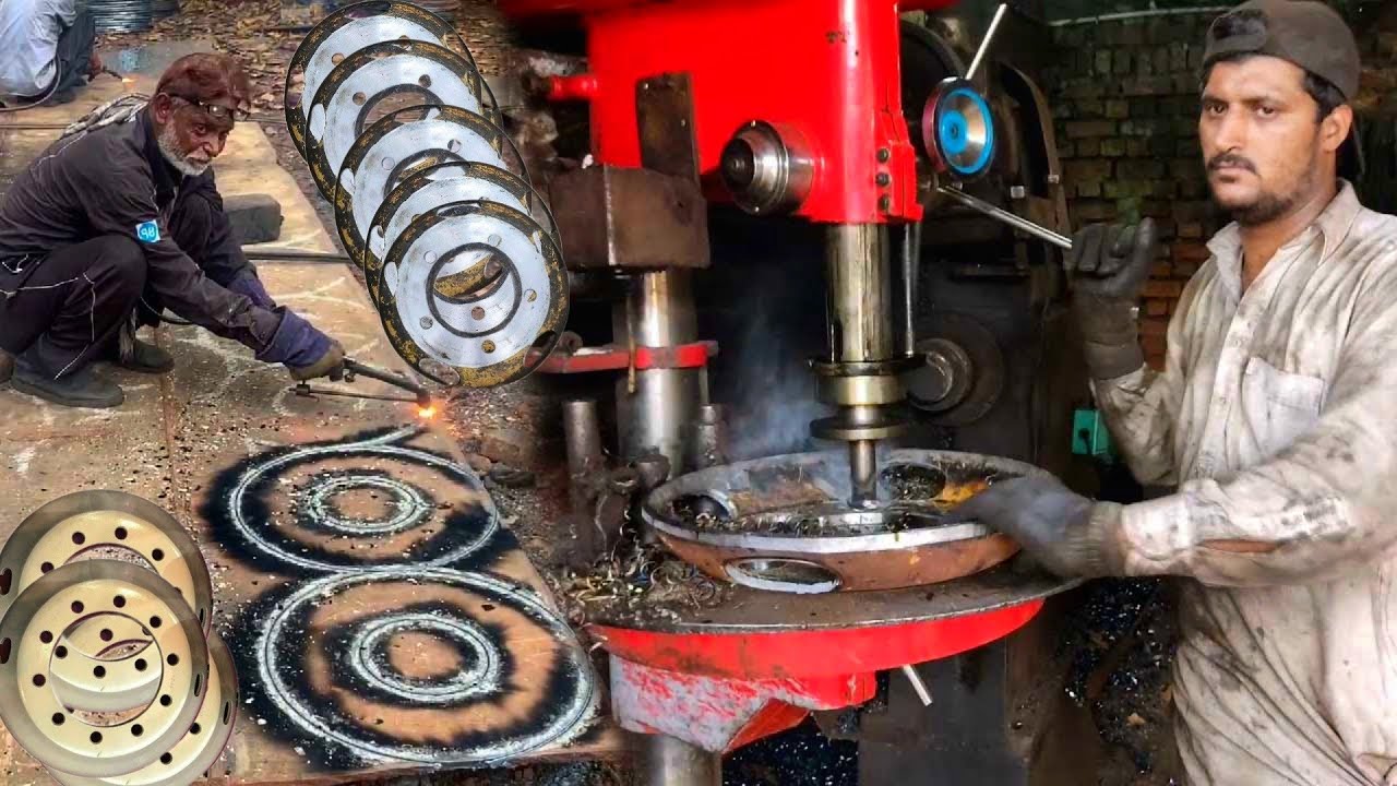 How Truck Steel Wheel Rim Plate are Made From Scrap Of Old Ship || How New Rim Plate are Manufacture