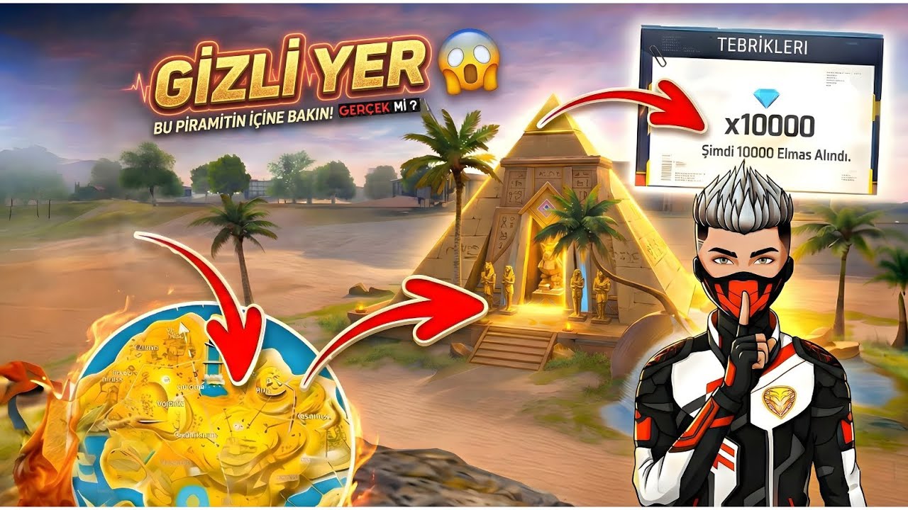BEDAVA 10.000 ELMAS VEREN GİZLİ YER ? 😱(Kanıtlı) Free Fire Tiktok Hilelleri Denedim ! - Free Fire