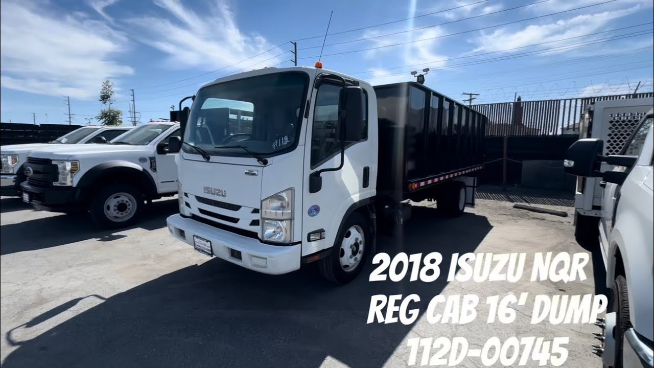 2018 ISUZU NQR REG CAB 16' DUMP 112D-00745
