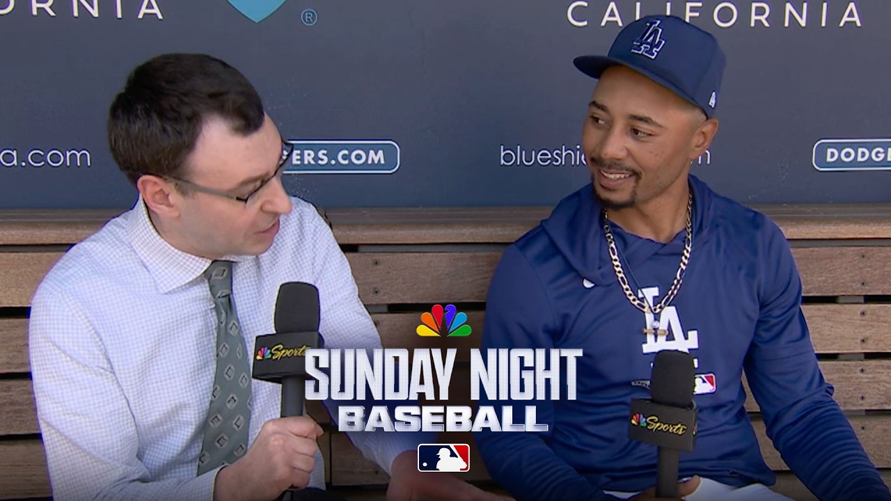 Mookie Betts: I've learned 'the most' in 2026 (FULL INTERVIEW) | Sunday Night Baseball | MLB on NBC