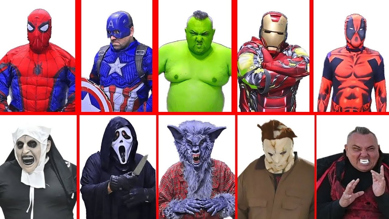 Superheroes and  Super-Villains Play Hide and Seek