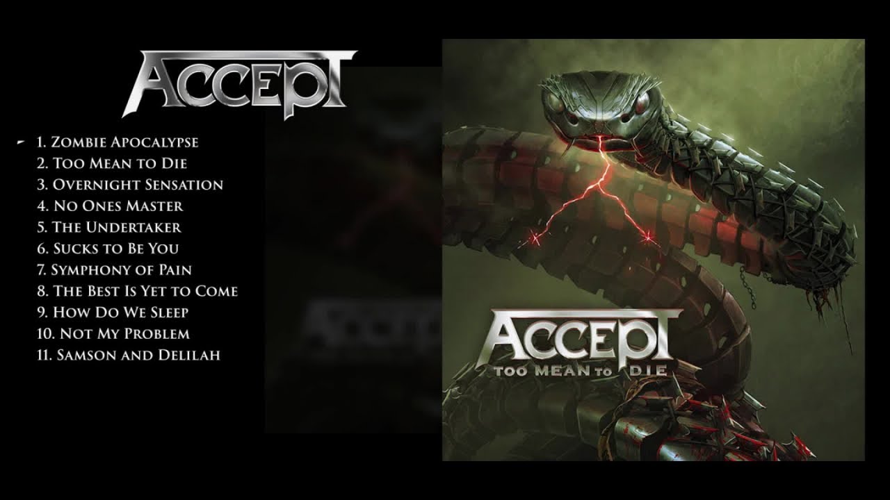 ACCEPT - Too Mean To Die (OFFICIAL FULL ALBUM STREAM)