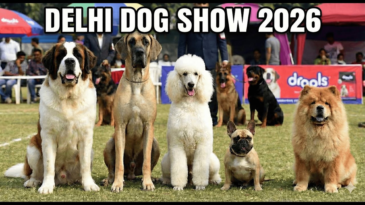 Delhi Dog Show 2024: Sabse Khatarnak aur Cute Dogs! | Hemant racker vlogs