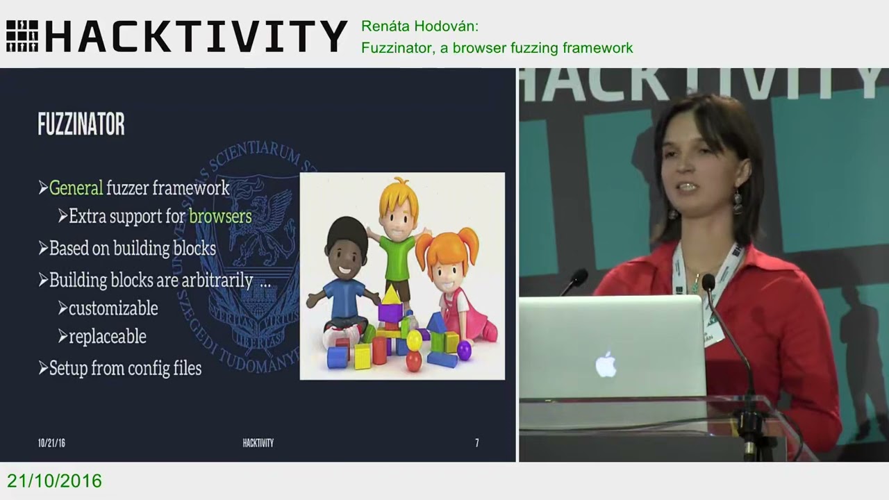 Renata Hodovan   Fuzzinator, a browser fuzzing framework