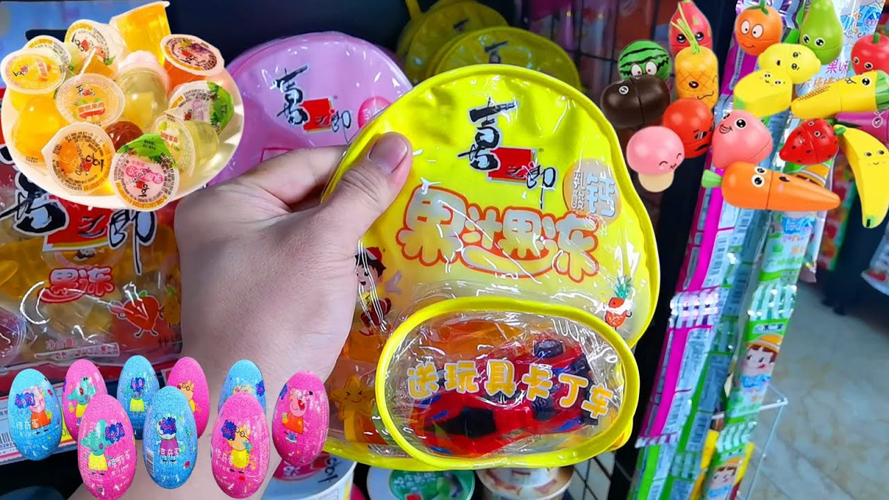 6 Minutes Satisfying with Unboxing Colorful Jelly Candy | Review Candy ASMR #unboxing