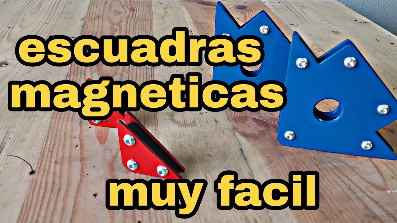 la forma más fácil de hacer Escuadras magnéticas