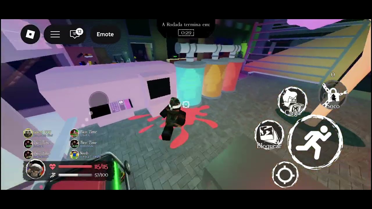 Jogando forsaken (eu fiz no celular kakakkakaka)