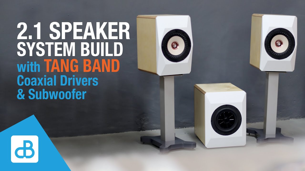 Система стереодинамиков и сабвуферов BUILD с 8-дюймовым коаксиальным Tang Band - SoundBlab