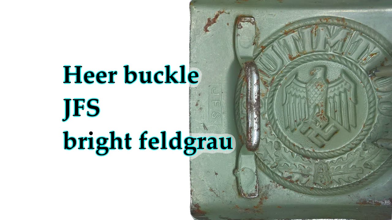 Heer buckle JFS bright feldgrau