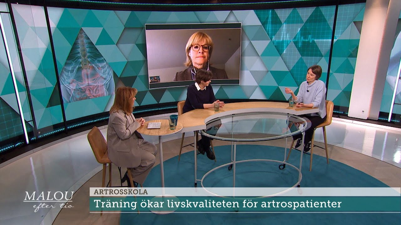 Så lindrar du din artros genom träning - Malou Efter tio (TV4)