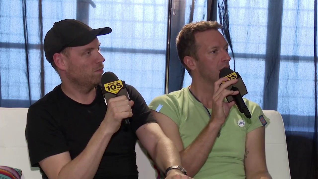 Coldplay Chris Martin & Jonny Buckland interview on Radio 105 - Atlas Project