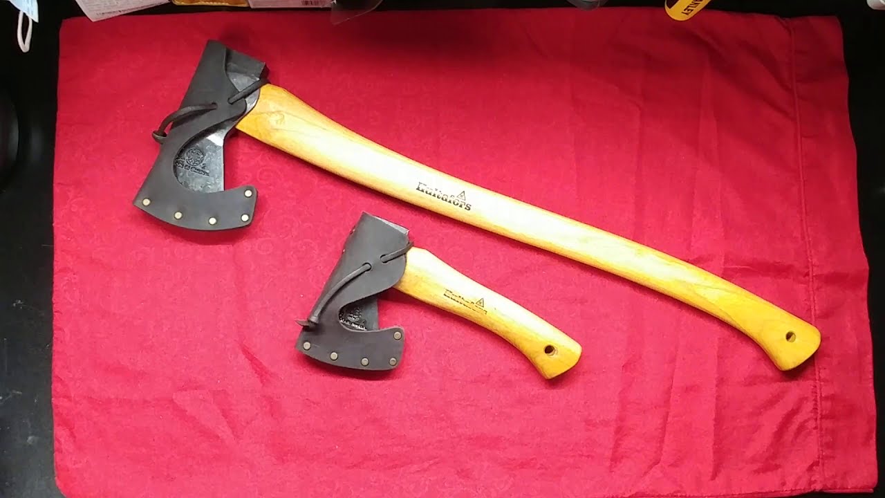 Hultafors Ågelsjön (Mini Hatchet) & Qvarfot (Felling Axe) / История Hults Bruk и обзор двух топоров